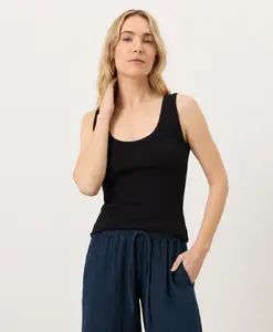 Women's Organic Perfect Rib Scoop Neck Tank