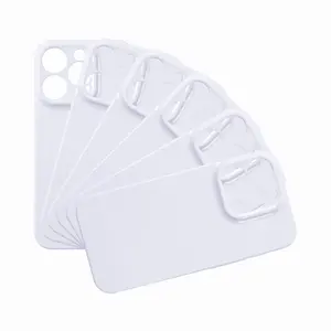 HTVRONT 6-Pack Sublimation Phone Case Blanks Bulk Compatible with iPhone Pro Max, Hard Sublimation Customizable Phone Case - Glossy Sublimation Blanks Custom Phone Cover - Cell Phone Coated Basic Cases