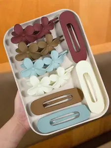 8pcs matte non-slip large hairpin, suitable for women, suitable for thick hair, thin hair, curly hair, straight hair, fine hair, daily use decoration, strong fixation, all-day comfort