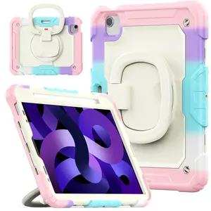 Rotation Handle Stand Tablet Case For iPad 2025 13 11 Pro Mini Air 3 4 5 6 7 8 9 10th 11th Generation 10.2 10.9 12.9 inch Cover