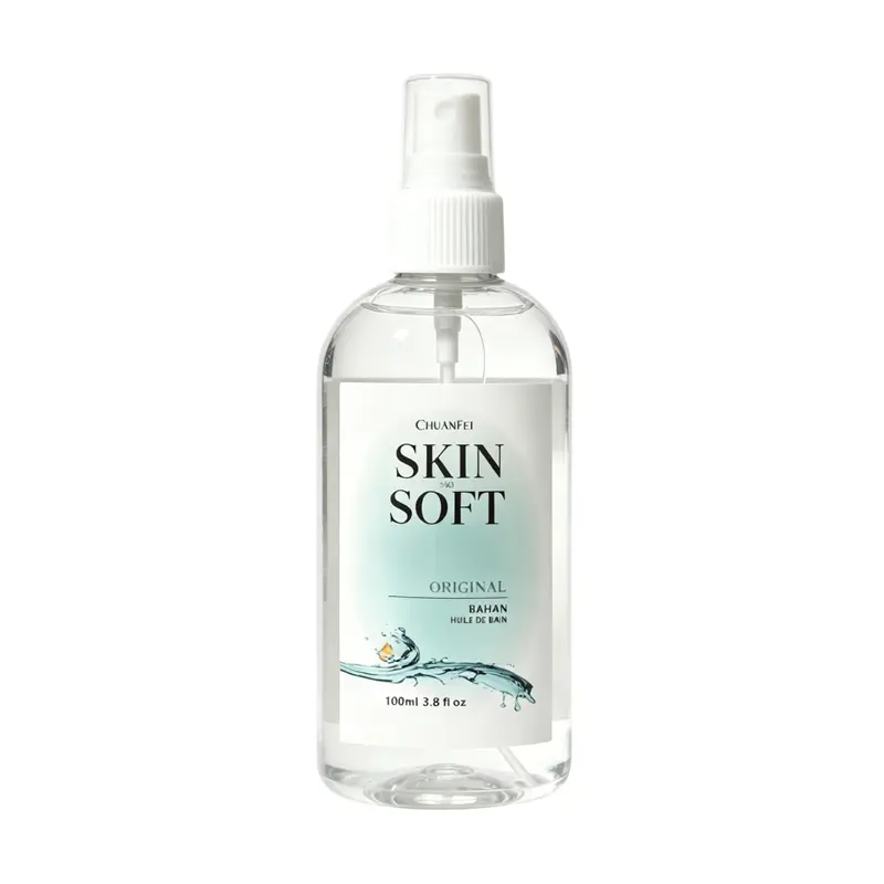 Skin So Soft Bonus-Size Original Bath Oil Spray Refill, Herbal Moisturizing Oil Body Care Bath Additive with Pleasant Scent