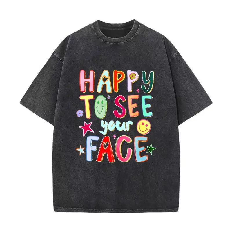 Washed Cotton Tee-Black