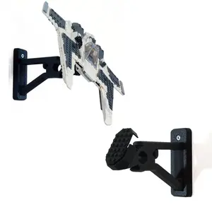 Wall Mount for Lego Star Wars Mandalorian Fang Fighter 75348 – Dynamic Display Bracket, Secure & Stylish Wall-Mounted Holder