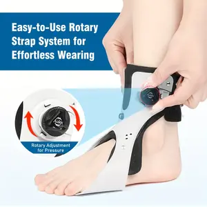 Inflatable Air Cushion Ankle Foot Brace, Left Foot Support for Foot Alignment