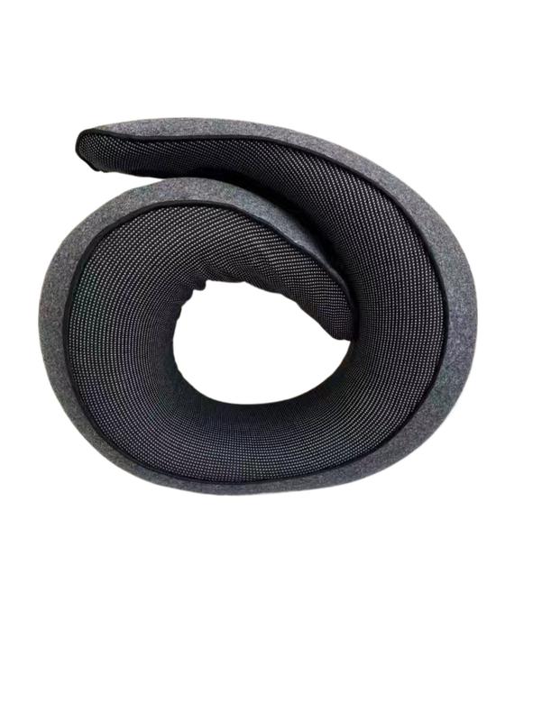 Travel Neck Pillow U-Shaped Memory Foam with 360° Surround Support Light Gray Space Memory Foam for Travel Office Naps Airplane Use Portable Magnetic Fabric Pressure Relief