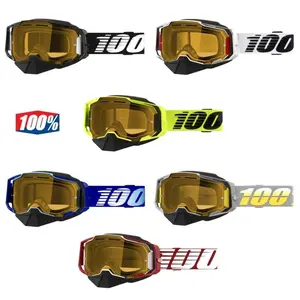 100% Armega Snow Yellow Lens Goggles - Pick Color