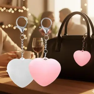 Love Wallet Tote Bag Touch Sensing Light, Touch Sensor Purse Light, Rechargeable Mini Touch Handbag Light, Heart Shape Handbag Light for Tote Wallet for Women Girls, Gift Giving