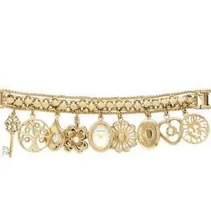 Anne Klein Women's Goldtone Charm Watch