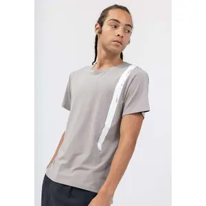 Bamboo Brush Stroke Print Tee