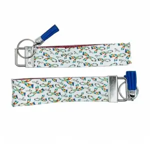 Autism ribbon awareness key fob