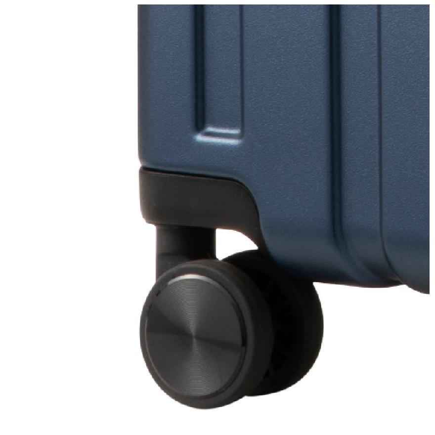 LUGGEX 20 Inch Carry On Luggage, Airline Approved, 100% PC Hard Shell Travel Suitcase with Smooth Spinner Wheels, TSA Lock, Blue