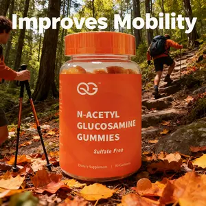 Q&G N-Acetyl Glucosamine Gummies for Joint Health - Easy-to-Take Daily Supplement Supports Flexibility & Cartilage - Mango Flavor, 90 Count