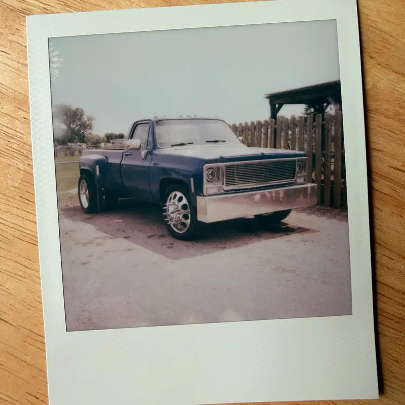 1979 Chevrolet C30 Single Polaroid Photo Collectible Automobile Memorabilia