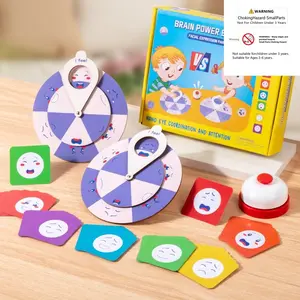 Expression Match Interactive Board Game Toy, Emotion Recognition Reaction Practice, Baby Emotional Intelligence Enlightenment Super Fun