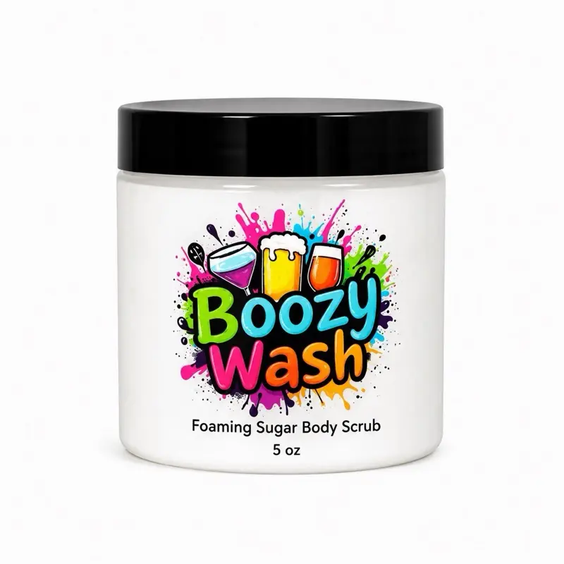 Vibrant Vapours Signature Boozie Collection | 5 oz Foaming Sugar & Pumice Body Scrub