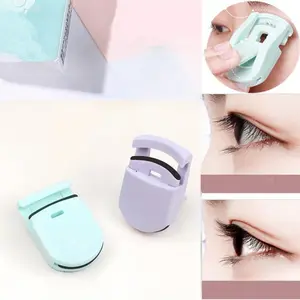 3pcs Portable Eyelash Curlers, Mini Plastic Lash Curling Tool, Lash Curler for Lasting Bend & Natural Bend, Lash Curler for Women, Travel Makeup Essential Tool, Eyelash Curler Set