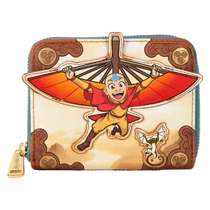 Avatar: The Last Airbender Aang Glider Staff Zip Around Wallet