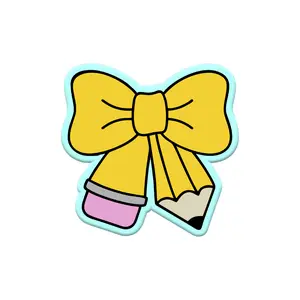 Pencil Bow Cookie Cutters