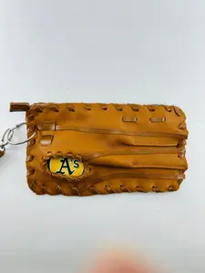 Wristlet - Oakland A's Circle Yellow Center