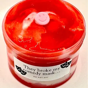 They Broke My Comedy Mask 8oz Cloud and Clear Slime Fun Freebies in Every Order Perfect for Playtime