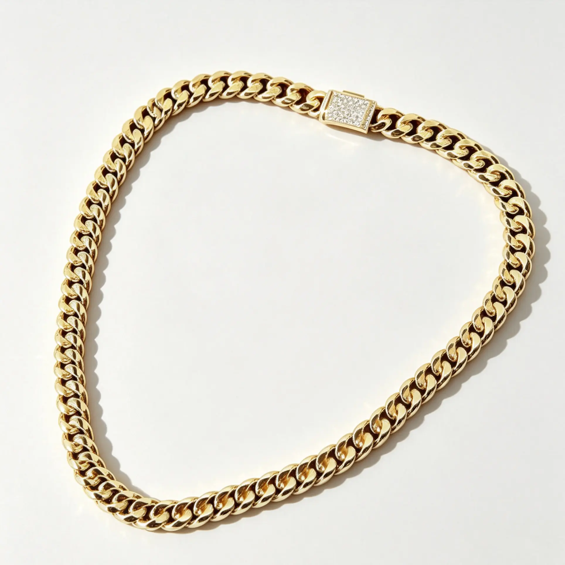 Cuban Link Chain, 14mm Classic Base Alloy Ornament Chain for Casual Wear, Moisture-Resistant Costume Jewelry Necklace