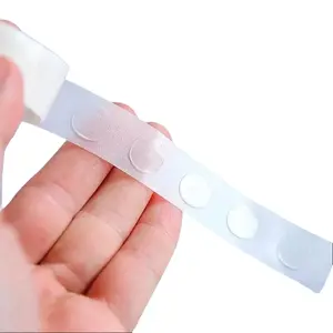 Wall safety balloon adhesive point set, 100 15mm detachable adhesive points, no residue decoration set for birthday parties, weddings, photos, and DIY crafts, suitable for party planners and families