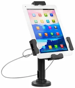 Mount-It! Universal Tablet POS Stand | Secure Kiosk with Cable Lock & Wall Mount