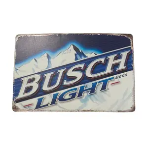 Busch Light Beer Metal Sign