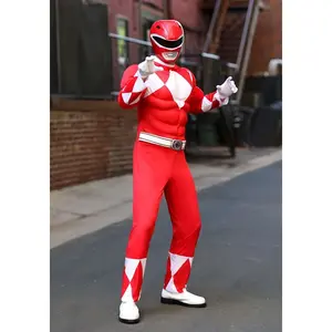 Men's Power Rangers Red Ranger Muscle Costume