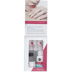 asp Acrylic Try Me Kit, Nail Art & Manicure Starter Set for Beauty & Personal Care Nail Decoration Needs