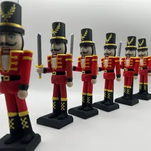 Articulating Christmas Nutcracker 3d printed