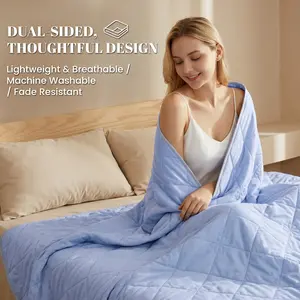 Summer Cooling Blanket for Hot Sleepers&Night Sweats,Lightweight Breathable Thin Summer Quilt/Comfort,Skin-Friendly,Perfect for bed,Couch,Travel&Camping,Ideal All-Season Gift for Women,Men&Teens,bed accessories,multi-scene use aesthetic decor tiktokshopsp