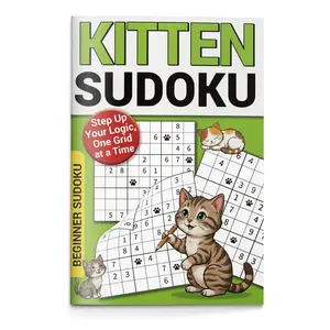 Sudoku Brain Training Workbook – Improve Logic, Memory and Concentration