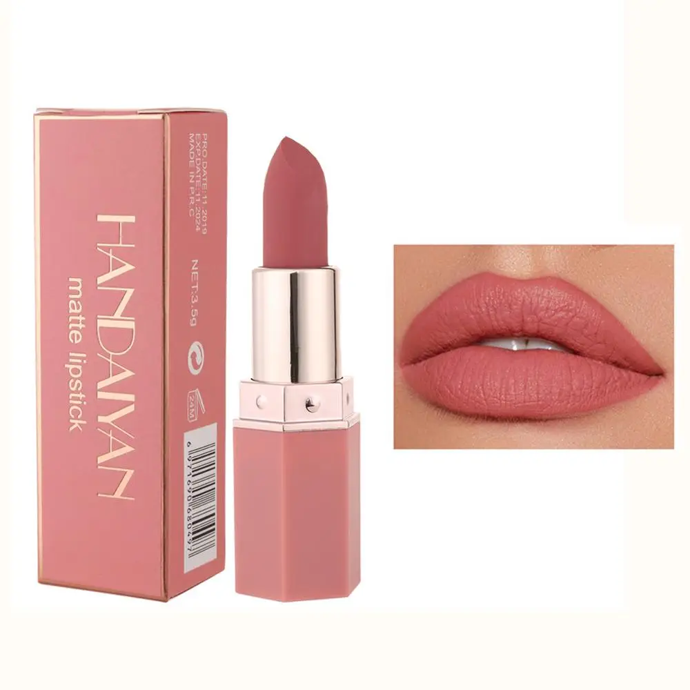 Summer Makeup, Matte Lipstick, Long Lasting Moisturizing Matte Lipstick, Suitable for All Occasions Lip Makeup, Girls and Women Makeup Accessories
