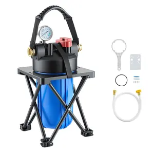 VEVOR RV Water Filter System, 0.5-Micron Premium RV Water Filtration System Replacement with Cartridge and Mounting Bracket for RVs & Campers, Reduces Sediment, Chlorine, Heavy Metals, Odors and More