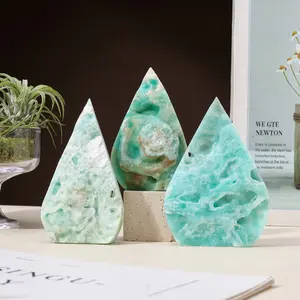 Unique Natural Crystal Water Drop Decor, Crystal Carvings for Home, Feng Shui Ornament for Collectors and Beginners, Perfect Gift for Valentine's, Thanksgiving & New Year