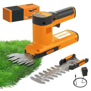 12V Cordless Hedge Trimmer — Equipped with 2.36"/5.6" Alloy Steel Blades, Fast Charger, and Upgraded Motor — Lightweight Electric Shrub Trimmer for Branch Pruning, Ideal for Gardens, Yards, and Lawn Care (Battery-Powered Gardening Tool)