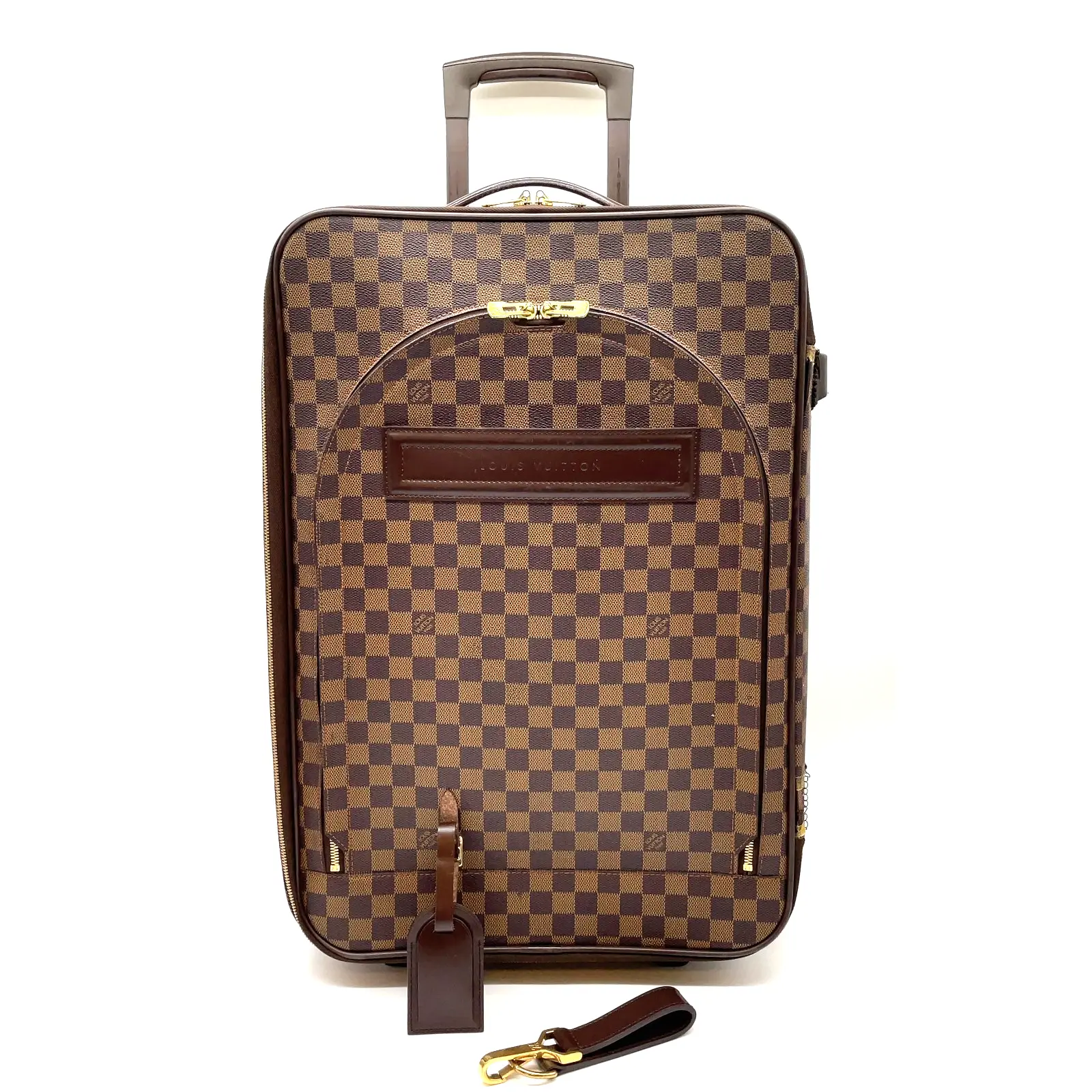Pre-owned Louis Vuitton Other Other Damier Ebene Pegase 55 Rolling N23294 Suitcase Carry On NS070710 12617270732/300891