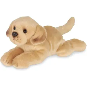 Stuffed Dog Plush Labrador Toys for Kids - 8" Realistic Yellow Lab Stuffed Animals Puppy Plushies with Soft Fur - Lifelike and Cuddly Labrador Plush Gift for Kids and Loved Ones