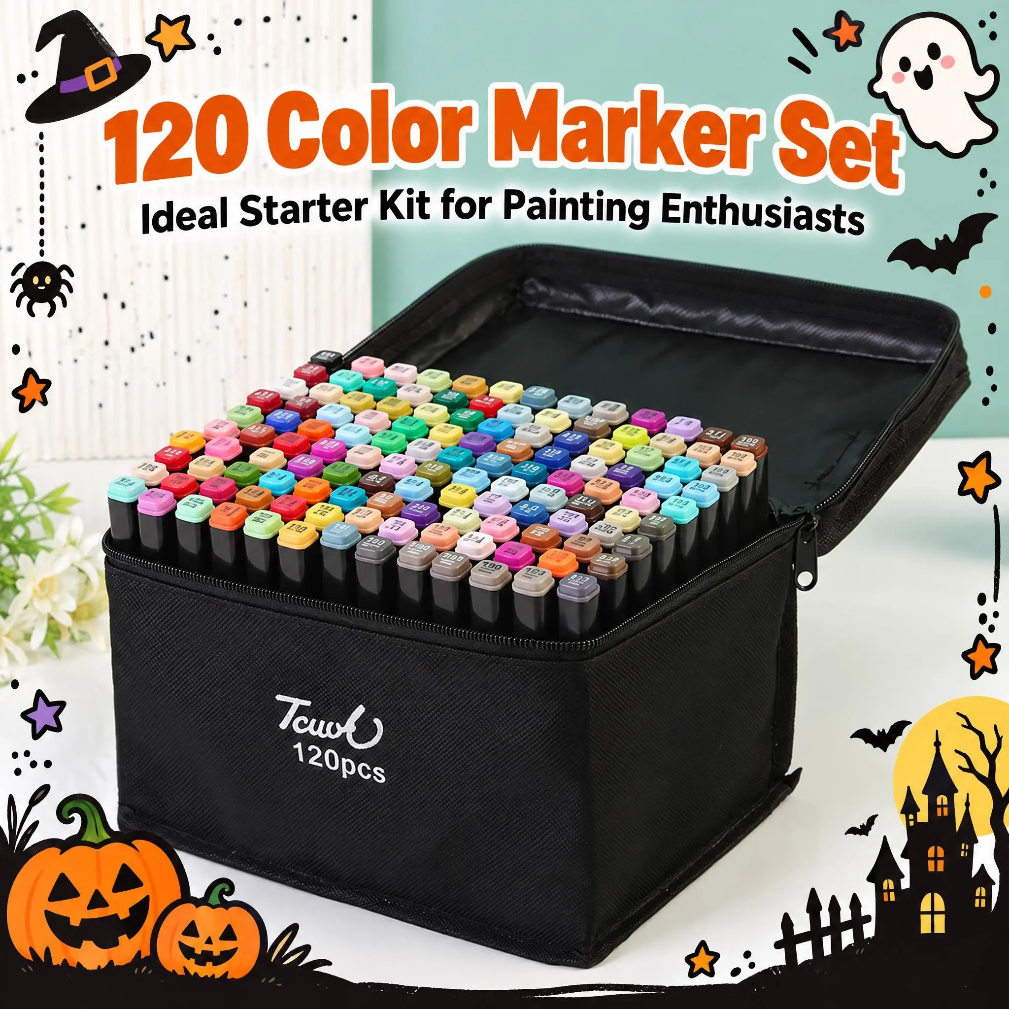 Dual Tip Acrylic Paint Markers, Fine & Broad Nibs, 120/168/262 , for Rock, Wood, Canvas, Glass Painting, Art Drawing Tools, DIY Craft Supplies, Creative Gifts, Ideal for School Projects & Classroom Activities, School Essentials, Fun Office Markers
