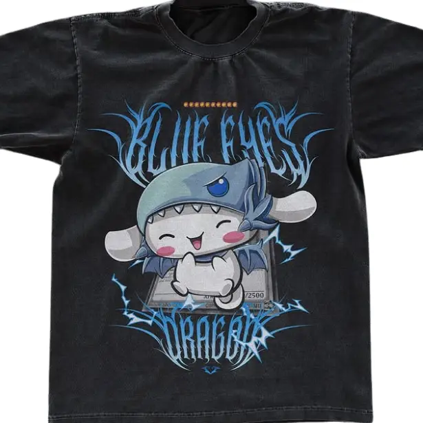 Blue Eyes Cinamon T-Shirt, Graphic Tees Gothic Grunge Y2k Emo Scene Amity Affliction Style Clothes Menswear Womenswear Streetwear