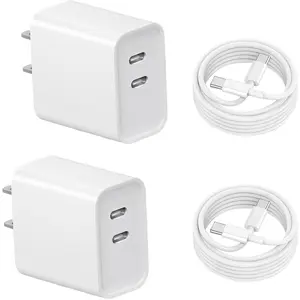 iPhone 17 16 15 Charger: Fast Charging - USB C Charger - i Phone 17 16 Charging with 2 Pack Cable for iPhone 17/17 Pro Max 16/16 Plus/16 Pro/16 Pro Max