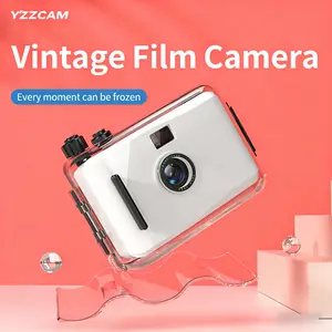 Film Camera: Point-and-Shoot Mini Retro Film Camera, Waterproof, Non-Instant, Creative Gift for Students and Instagram