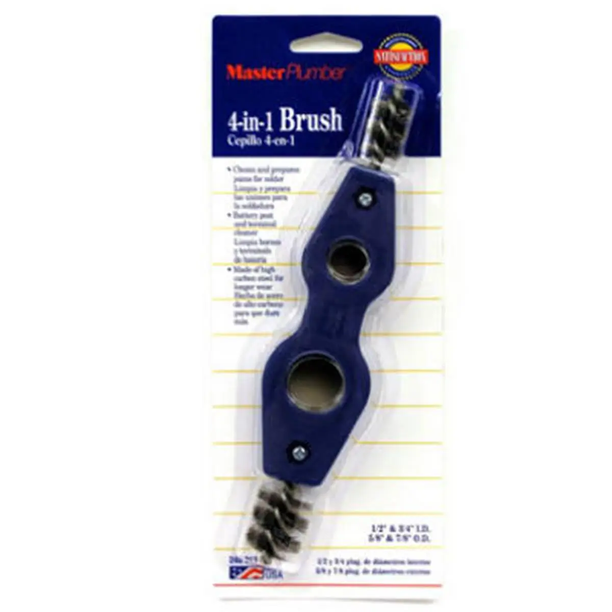 212 MAIN William H Harvey 4-in. Durable Copper Tube Brush, Suitable for Internal and External Cleaning of Reptiles and Amphibians