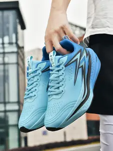 Men's Running Shoes Professional Carbon Plate Marathon Breathable Lightweight Comfort Anti-Slip Sports Sneakers