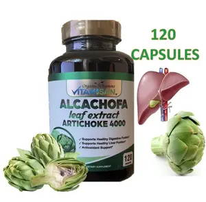 Organic Naturals Artichoke Alcachofa plus Boldus 120 Capsules Made in the USA