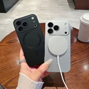 For IPhone 17 Pro Max 17 Air 17 Pro 17 Matte for Magsafe Magnetic Case Frosted Anti Drop Phone Case HD Bumper Back Cover