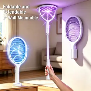 Electronic mosquito repellent, handheld or placed automatic use, USB charging, indoor and outdoor can be used, light and easy to carry, simple atmosphere white color system Electric Fly Zapper Insect Killers