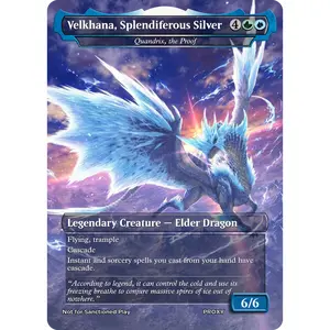 Velkhana, Splendiferous Silver (Quandrix, the Proof) - MTG PROXY Video Games/Monster Hunter