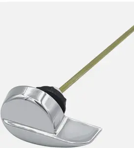 Side Mount Toilet Handle Replacement Kit with Stainless Steel Handle & Chain Trip for Easy Installation